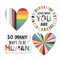 Big Dot of Happiness So Many Ways to Be Human - DIY Shaped Pride Party Cut-Outs - 24 Count